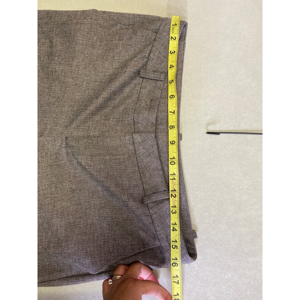 KUT from the Kloth Women Brown Heather Straight Leg Dress Pants SB10302 Size 10 - Picture 4 of 8